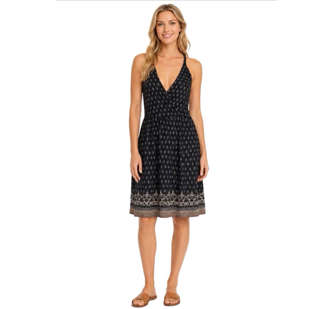 Loveappella Stitch Fix Dress Size Medium Twisted Racerback Surplice Neckline